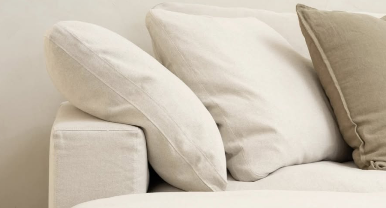 Feather Cloud Natural Sofa For Sale