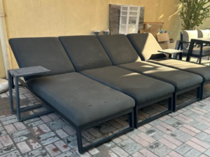 MAZERATTAN SUNLOUNGERS X 4 FOR SALE