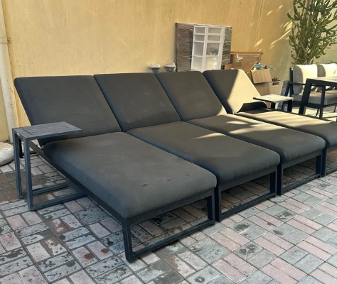 MAZERATTAN SUNLOUNGERS X 4 FOR SALE