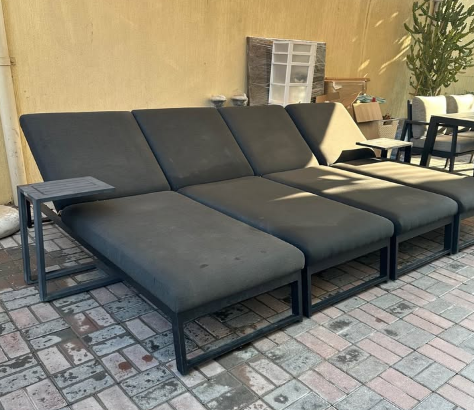MAZERATTAN SUNLOUNGERS X 4 FOR SALE