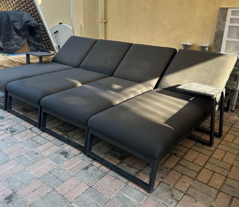 MAZERATTAN SUNLOUNGERS X 4 FOR SALE