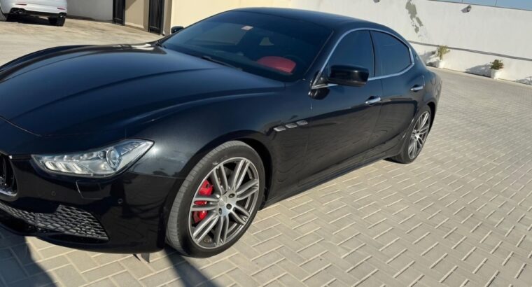 Masarati Ghibli S Q4 full option 2016 Gcc for sale