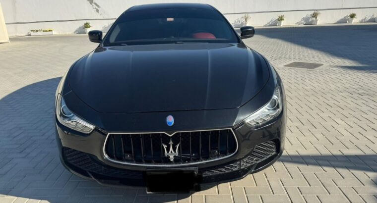 Masarati Ghibli S Q4 full option 2016 Gcc for sale