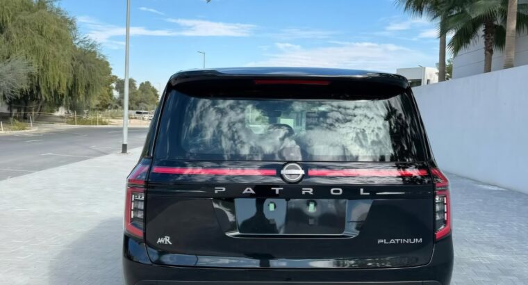 Nissan patrol platinum 2025 Gcc fully loaded