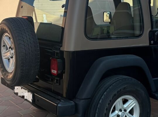 Jeep wrangler coupe 2002 Gcc for sale