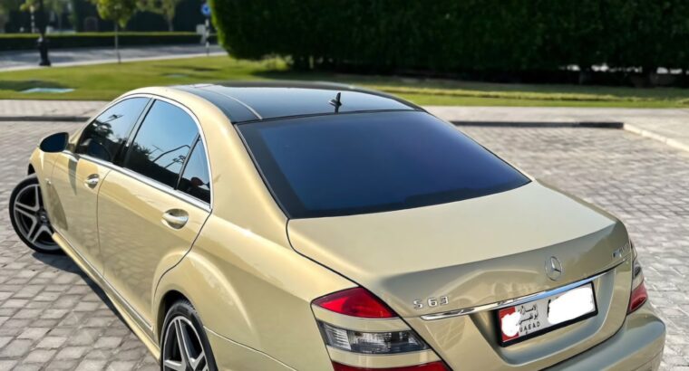 Mercedes S63 AMG 2008 Gcc fully loaded