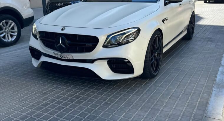 Mercedes E63s AMG 2019 Gcc fully loaded