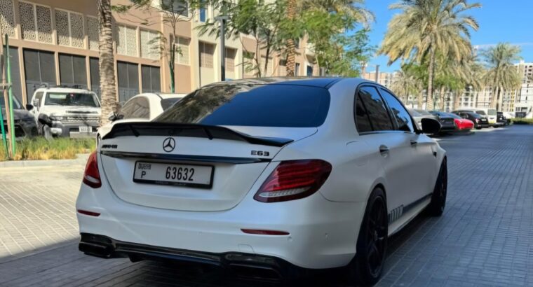 Mercedes E63s AMG 2019 Gcc fully loaded
