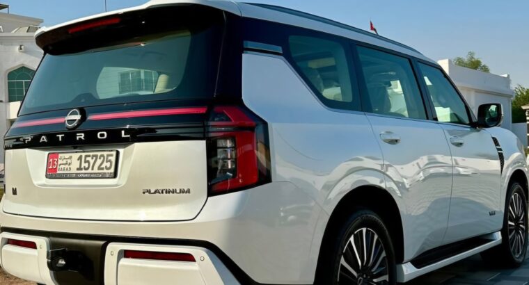 Nissan patrol platinum TTv6 2025 Gcc for sale