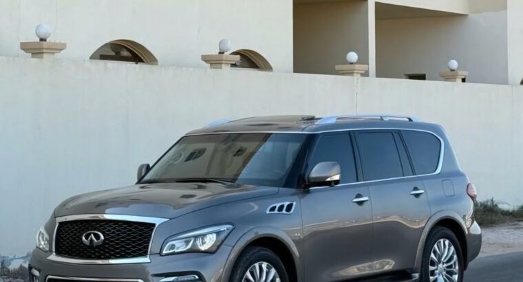 Infiniti Qx80 full option Gcc 2017 for sale