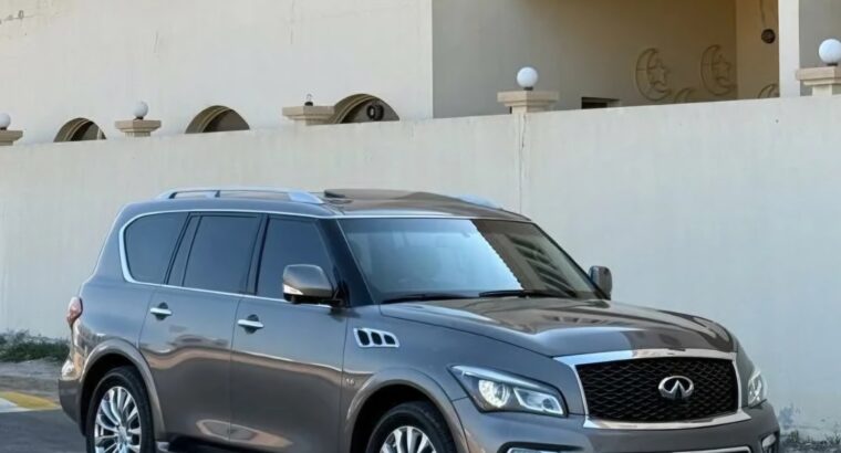 Infiniti Qx80 full option Gcc 2017 for sale