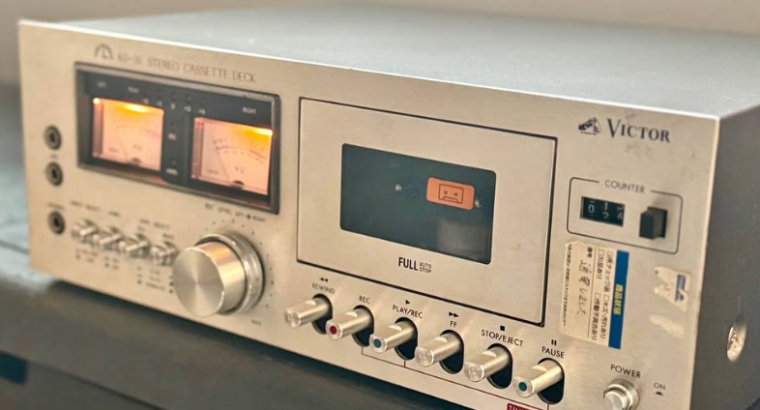 Vintage stereo cassette tape deck for sale