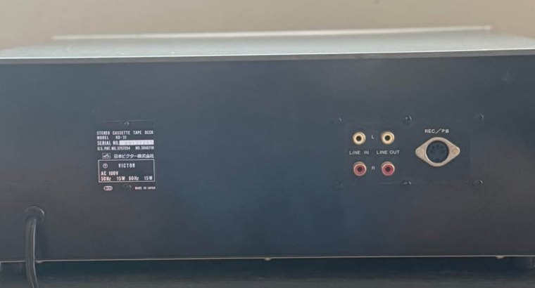 Vintage stereo cassette tape deck for sale