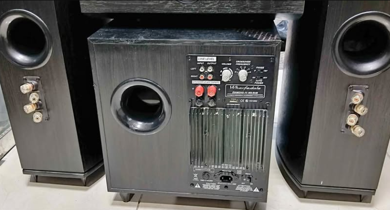 Wharfadale Diamond 9.1 speakers and subwoofer for