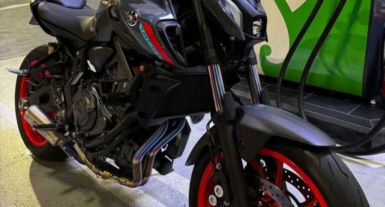 Yamaha Mt-07 Gcc 2021 In excellent condition for s