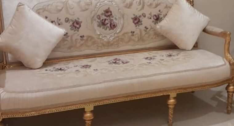 للبيع كنب مصري خشب زان تفصيل