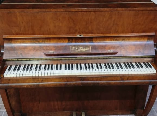 mahogany table piano, E.F. Haake For Sale