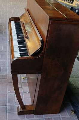 mahogany table piano, E.F. Haake For Sale