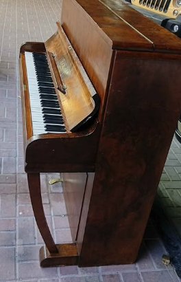 mahogany table piano, E.F. Haake For Sale