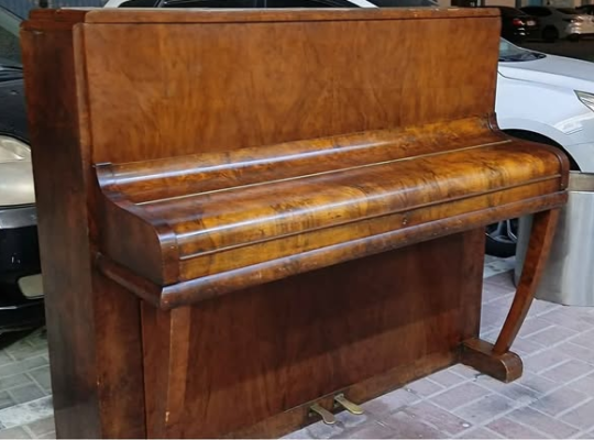 mahogany table piano, E.F. Haake For Sale