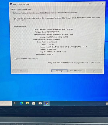 Microsoft surface laptop 3 generation 10 core. i7