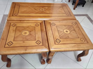 High quality wood 3 pcs tables for sale