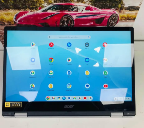 Acer touch screen flip able Chromebook spin 513