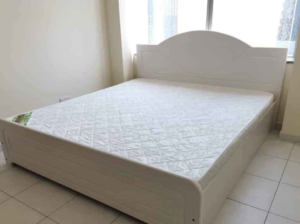 queen size Bed with mattress for sale