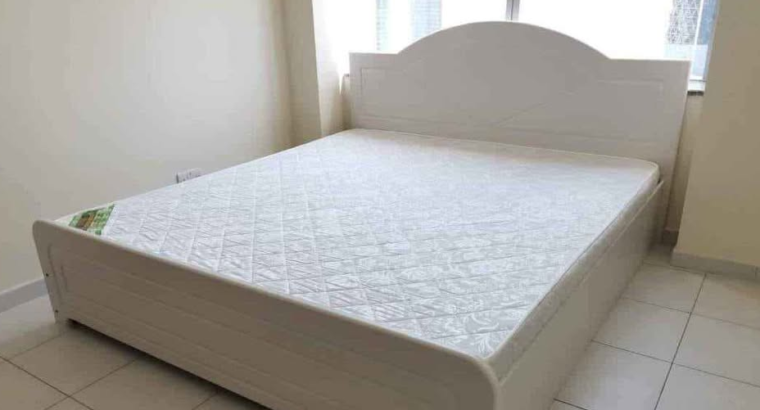 queen size Bed with mattress for sale