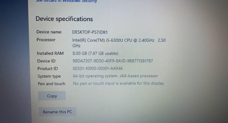 Dell Laptop Available For Sale