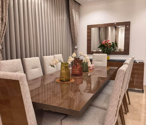 Dining Table with10 chairs For Sale