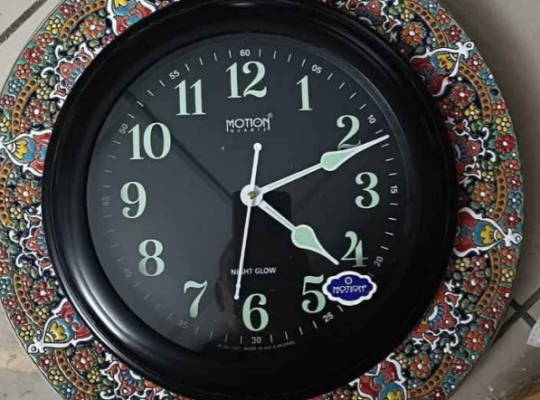 Beautiful new ceramic wall clock from Morocco for