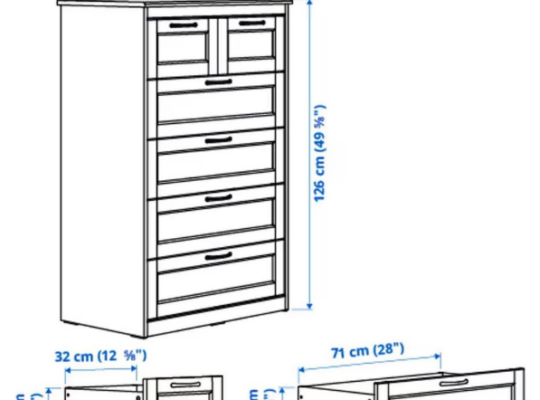 Chest of 6 Drawers For Sale