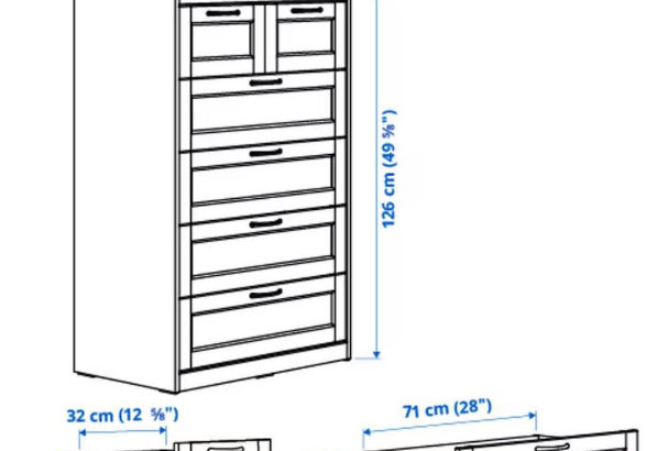 Chest of 6 Drawers For Sale