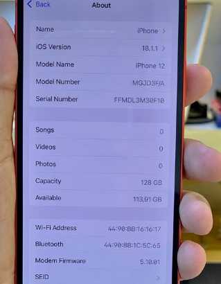 Iphone 12 128 gb for sale