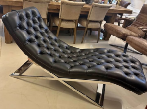 TIMOTHY OULTON LEATHER LOUNGER FOR SALE