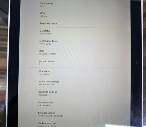 Lenovo tab for sale