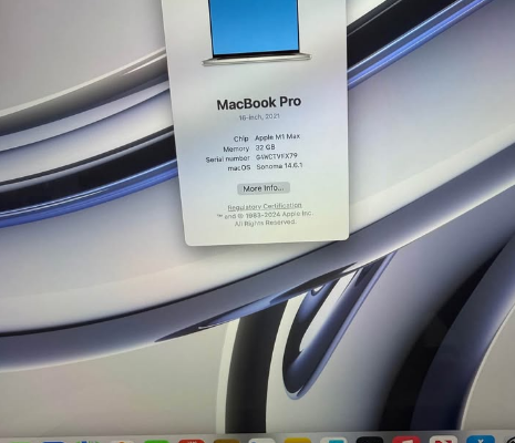 MacBook M1 Pro Max For Sale