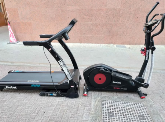 Reebok treadmill and cross trainer for sale