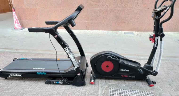 Reebok treadmill and cross trainer for sale