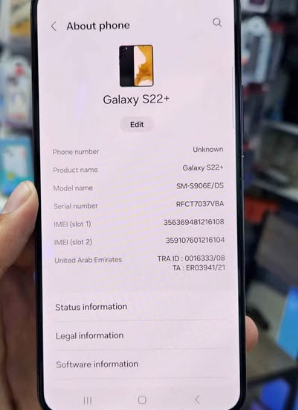 SAMSUNG S22 PLUS FOR SALE