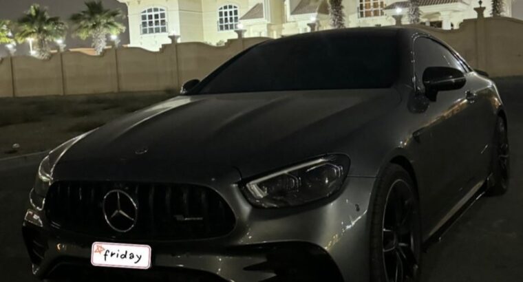 Mercedes E53 coupe AMG 2021 Gcc full option