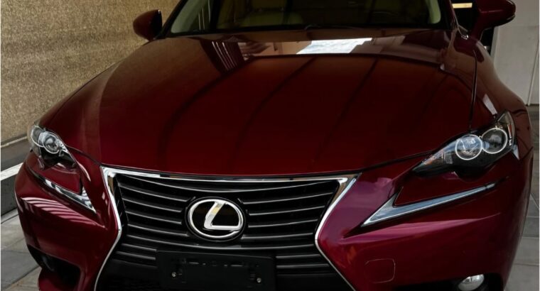 Lexus IS350 full option 2014 USA imported