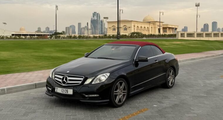 Mercedes E350 Convertible 2013 AMG