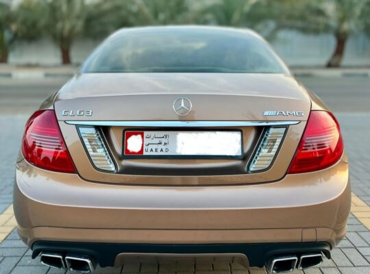 Mercedes CL63 AMG Designo 2010 Gcc full option