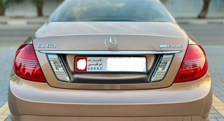 Mercedes CL63 AMG Designo 2010 Gcc full option