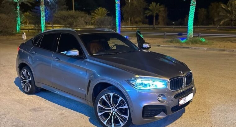 BMW X6 full option 2018 Gcc in perfect condition