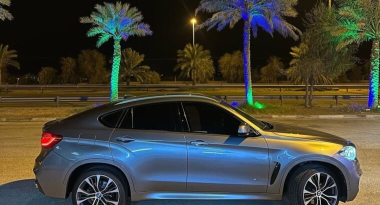 BMW X6 full option 2018 Gcc in perfect condition
