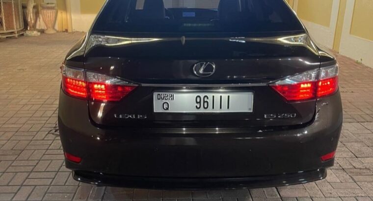 Lexus Es250 Gcc 2013 for sale