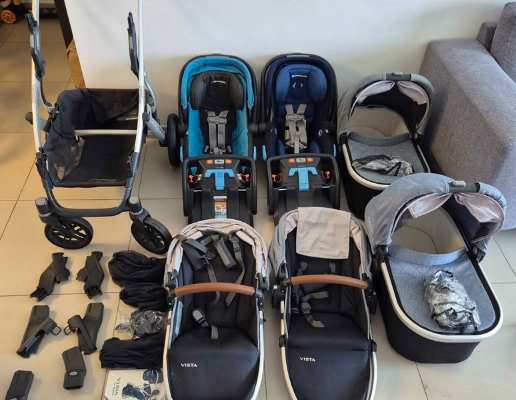 Vista Uppababy Set for twins or sale